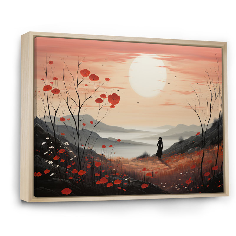 «Meadow Mystic Wilderness I» sur toile, H 34 po x l 44 po x P 1,5 po, Cadre naturel flottant