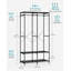 Alfonsina 95cm Industrial Pipe Clothing Rack-41117016
