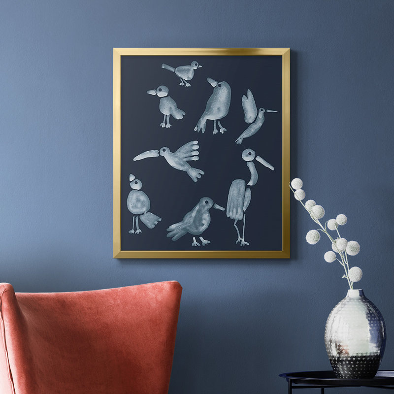 Toile encadrée de qualité supérieure Flock II - prête à être accrochée, Or, H 24 po x l 20 po