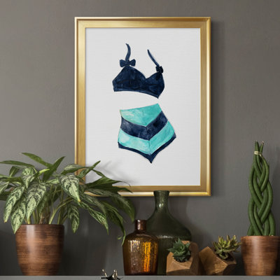 " Vintage Swimwear III " Painting Print