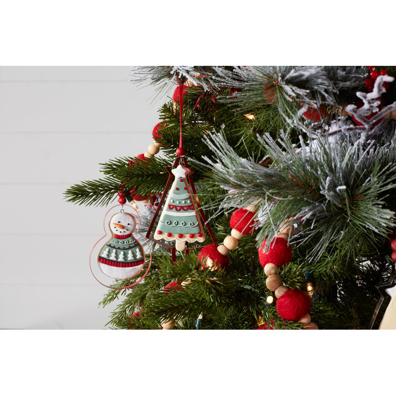 4.25 in. Snowmen Shatterproof Holiday Shaped Ornament