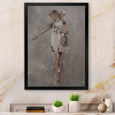 Pittoresque jeune fille rétro - peinture