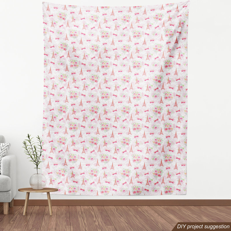 Tissu Ambesonne Paris, l 58 po x L 180 po