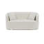 Canapé biplace beige en chenille