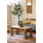 Solid Wood Top Single Coffee Table