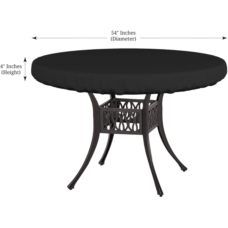 Outdoor Cover, 10.2cm H x 137.2cm W x 137.2cm D, Black