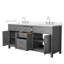 Beckett 72" Freestanding Double Bathroom Vanity with Quartz Top-1689344989-1689344807-1689344806