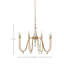 Clay 8 - Light Candle Style Chandelier with Beaded Accents