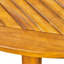 Ensemble repas d'extérieur - Table Stamford en bois d'acacia de qualité supérieure et chaises en osier avec coussin crème pour une expérience culinaire confortable, convient aux grands rassemblements (1 table + 4 chaises)