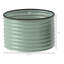 Ensemble de 2 bacs à fleurs surélevés en métal vert clair avec bordure de sécurité auto-drainante en métal galvanisé P 35 po x l 35,5 po x H 22 po