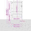 4 cm H x 205 cm W Steel Gate Fencing