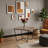 Modern Square Industrial Glass Coffee Table