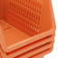 Bacs de rangement empilables rectangulaires 11 "4PCS-1466939016