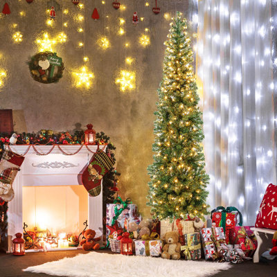 Lighted Artificial Christmas Tree