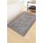 Non-Slip Bathmat, Grey, 23.6 x 39.4 Inches | 100% Polypropylene, 10 mm Total Thickness, 1300 g/m² | Machine Washable at 30°F, Vacuum Friendly | Perfect for Bathroom Safety & Comfort, Durable Design-697896714