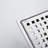 Square Stainless Steel Grid Shower Floor Drain-112489002