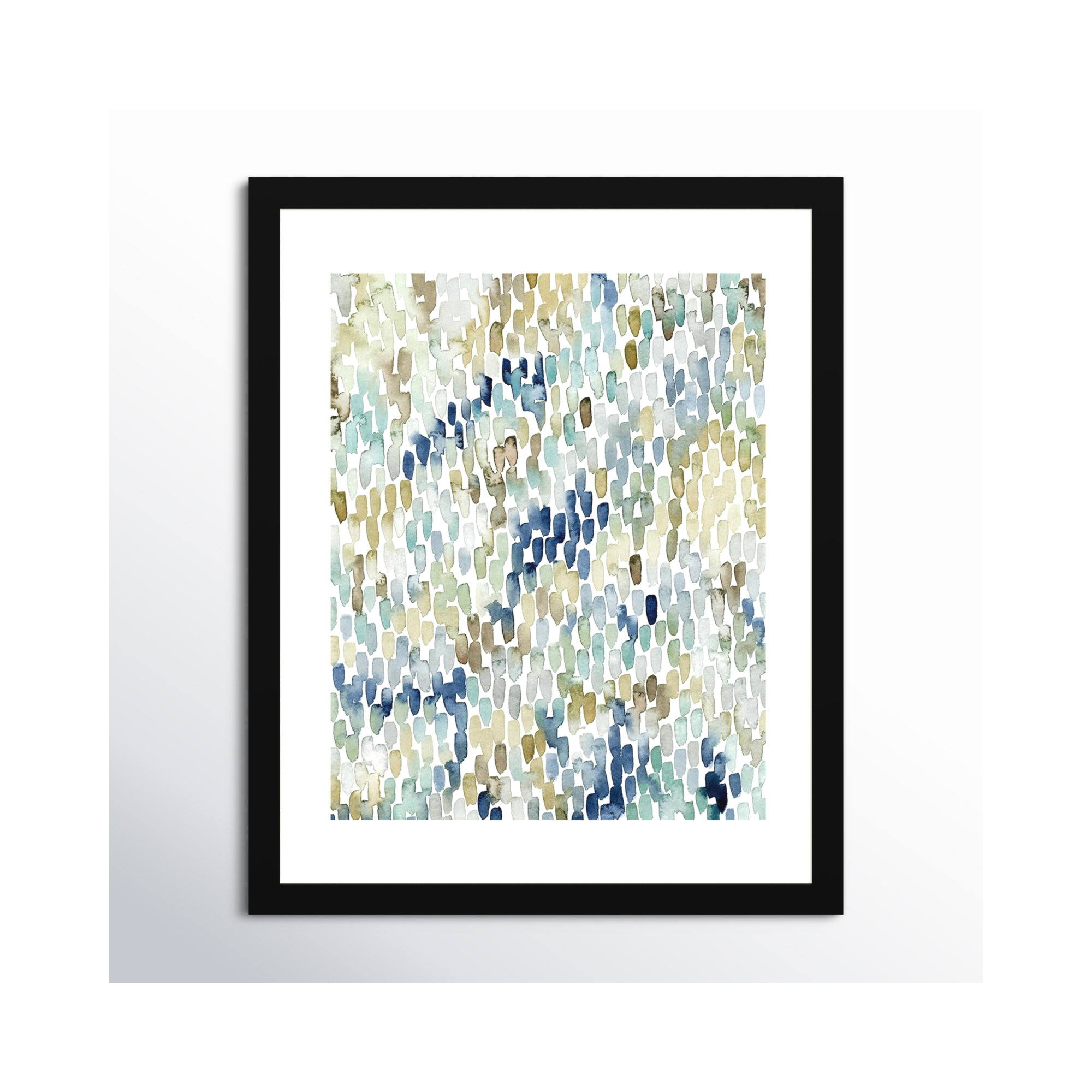 River Wavelets I by Grace Popp, 41" H x 33" W, Black Framed Paper