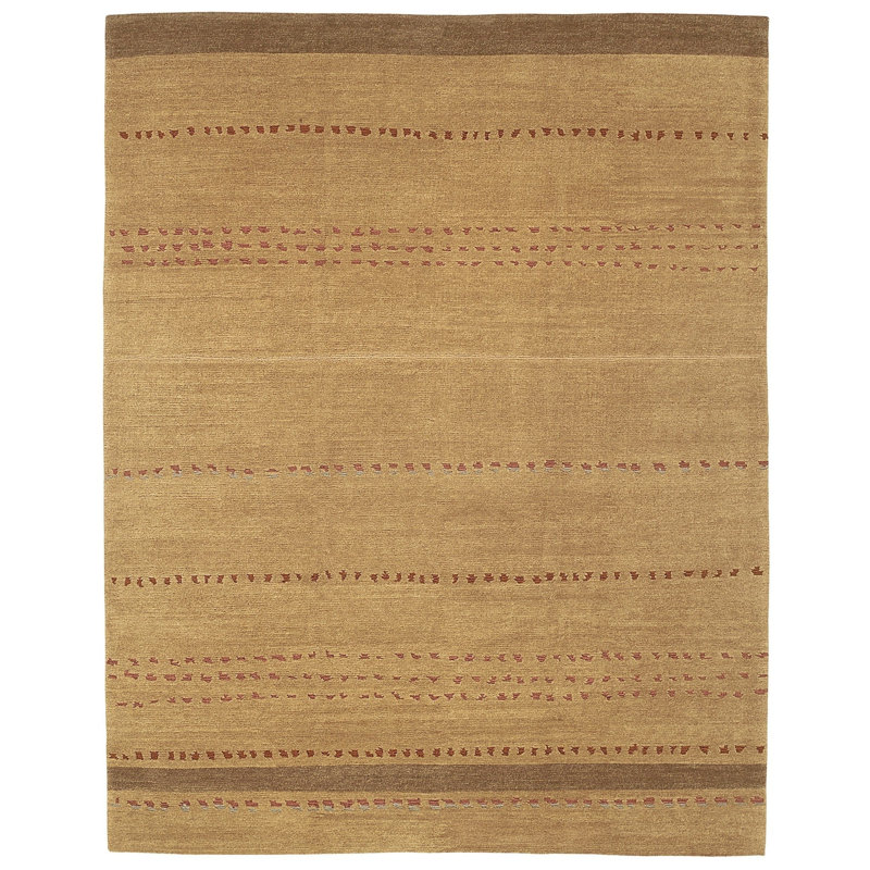 Kaibab Wool Area Rug in Beige/Brown/Red, Rectangle 8'9" x 11'6"