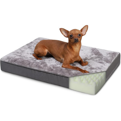 Lit orthopédique en fausse fourrure pour animal de compagnie Tucker Murphy Pet ™ Elioth
