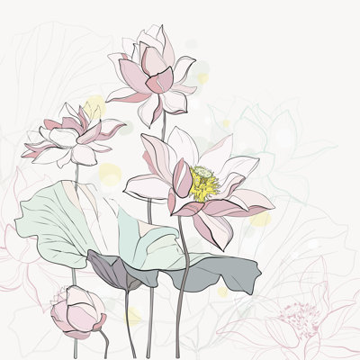 «Lotus Flower» par Diana_Pryadieva - impression sur toile tendue