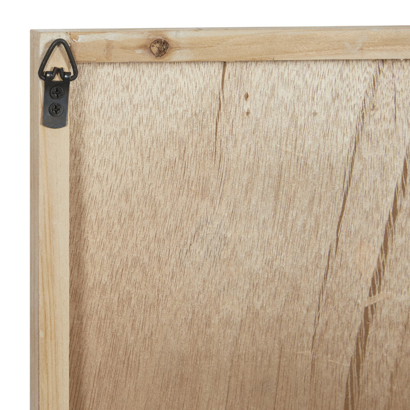 Ensemble de 2 décorations murales en bois sculpté avec fourchette et cuillère
