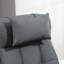 Chaise de bureau rembourrée, chaise de travail pivotante à hauteur réglable et repose-pieds rétractable, chaise de bureau contemporaine