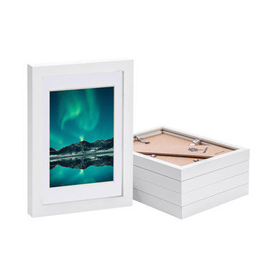 Nicola Spring A5 Photo Frames with 4" x 6" Mount