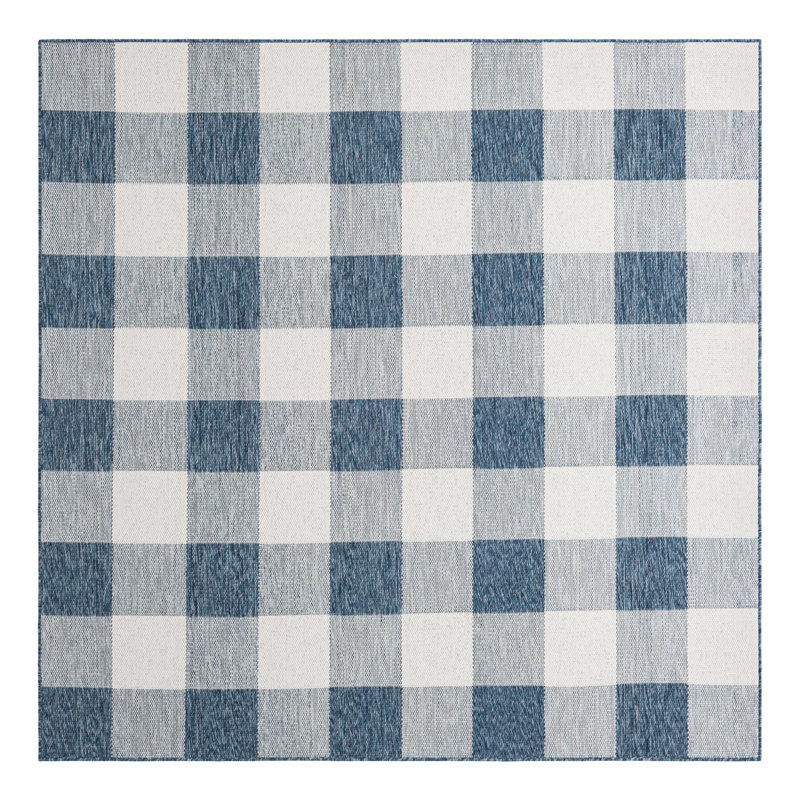 Tapis intérieur / extérieur Talih, Carré 7 pi 10 po