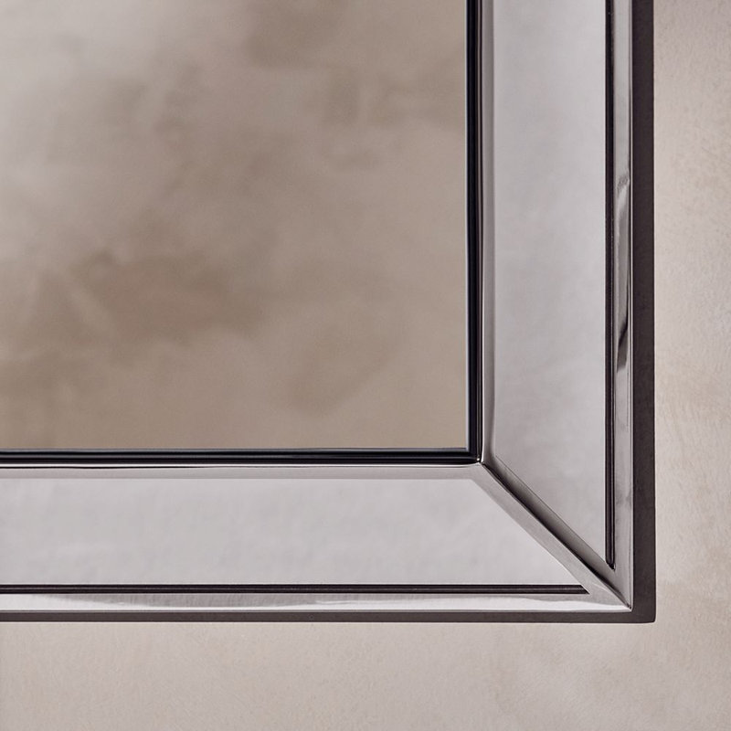 Murray Hill Recessed Framed 1 Door Medicine Cabinet with 4 Adjustable Shelves, Matte Black