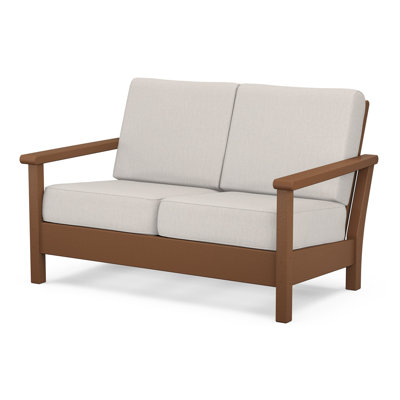 Harbour 52.25'' Wide Outdoor Loveseat with Cushions