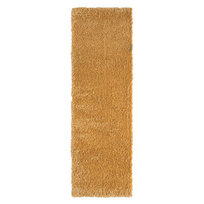 Shaggy Lush Golden Yellow Rug