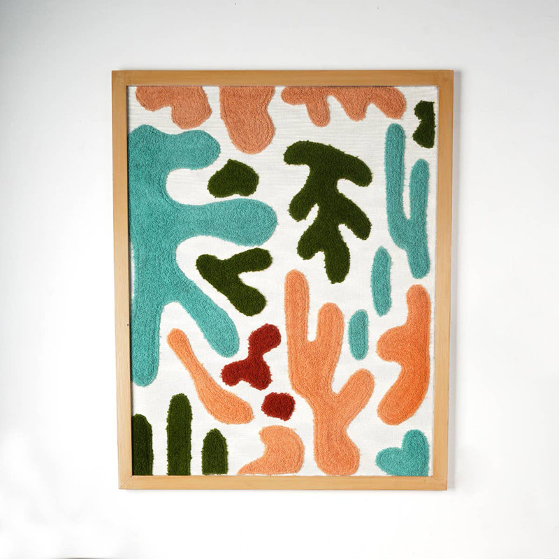Organic Essence Wall Art | Geometric Tufted Wall Art