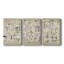 ABSTRACT Series CMV III - Toile tendue sur mesure - 3 pièces-872329377
