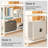 Laconya 47 inch L Shaped Desk with Charging Station and Storage Shelves for Home Office-356764959