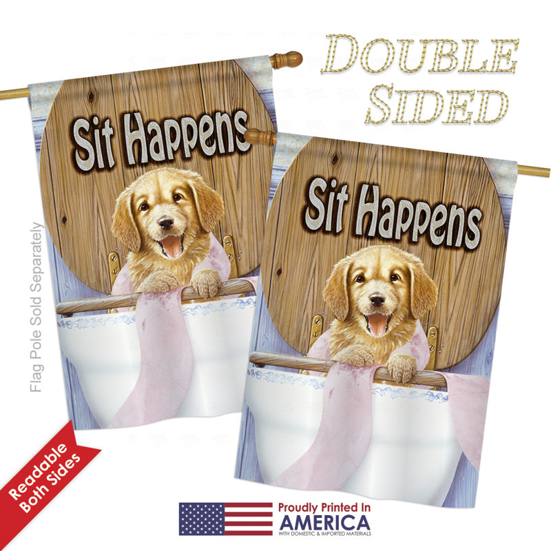 Double Sided Polyester Animal, 18.5" H x 13" W