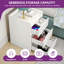  Set Of 2 Bedside Table With 3 Drawers, White Bedside Cabinet