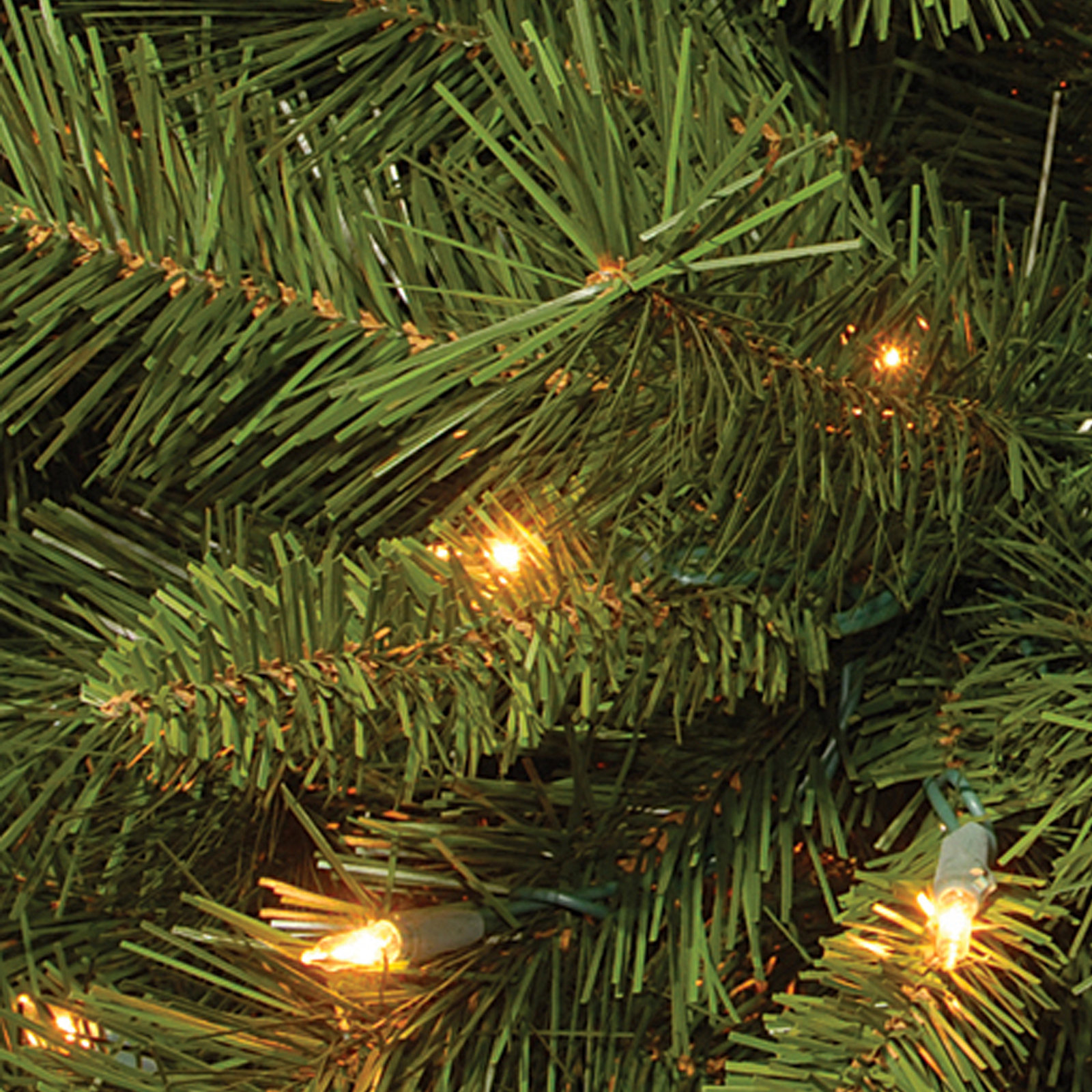 The Holiday Aisle® Winchester Pine Tree with Clear Lights, 7.5' H
