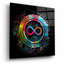 «Icp Crypto Power, art mural en verre acrylique, 12 po x 12 po-101651317