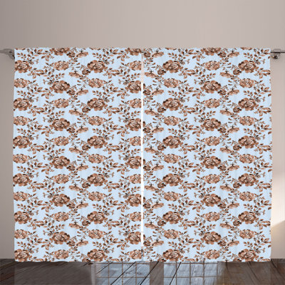 Semi Sheer Curtain Pair