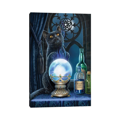 The Witches Apprentice by Lisa Parker - Wrapped Canvas Print