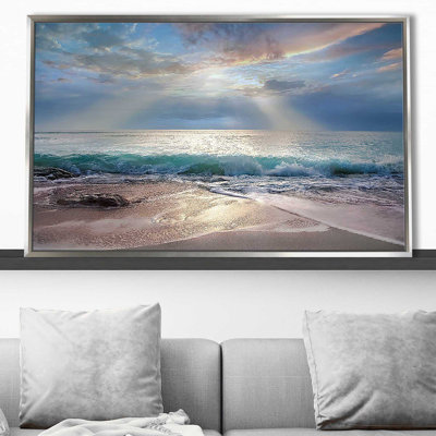" Aqua Blue Morning " by Mike Calascibetta