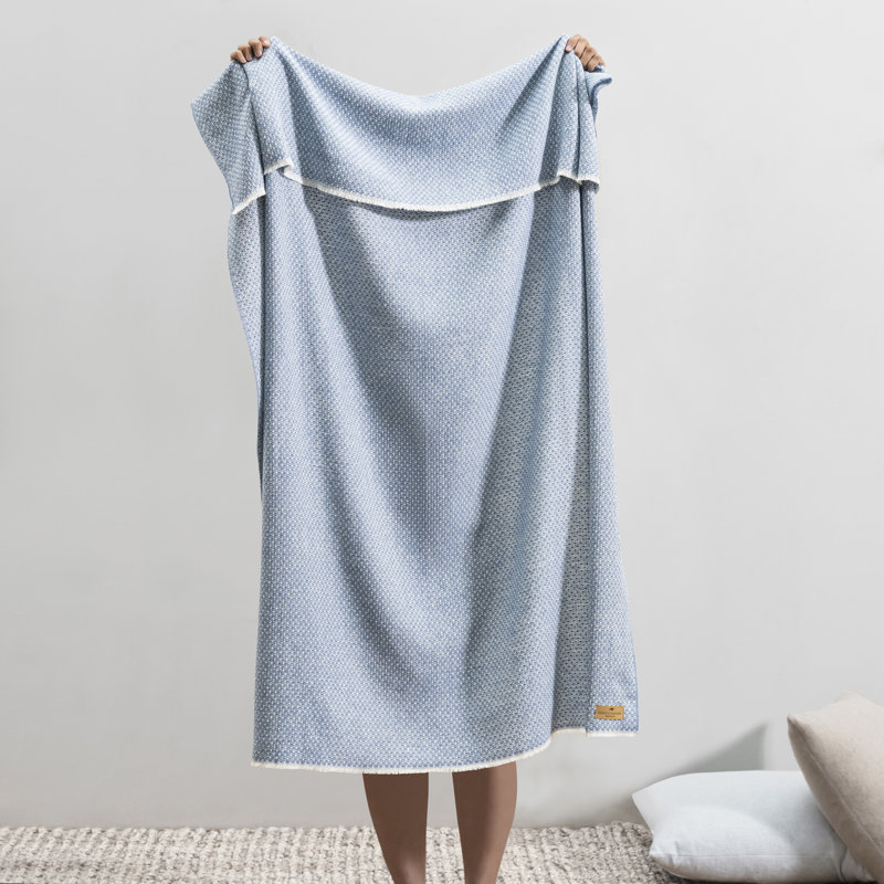 Hudson Valley Throw, Chambray
