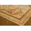 Tapis de la surface en laine kaki/brune 6 pi x 8 pi 10 po one-of-kind-noué la oushak Carreon
