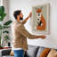 Dignified Fox Modern - Wrapped Canvas-1165288791-1165288794