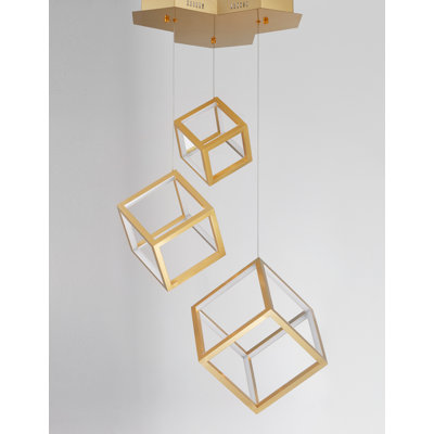 3 - Light LED Cluster Pendant