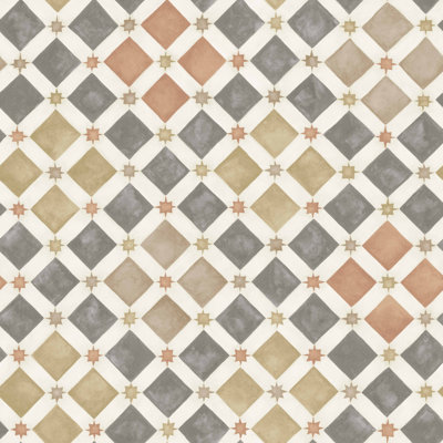 Zellige Geometric Wallpaper Roll
