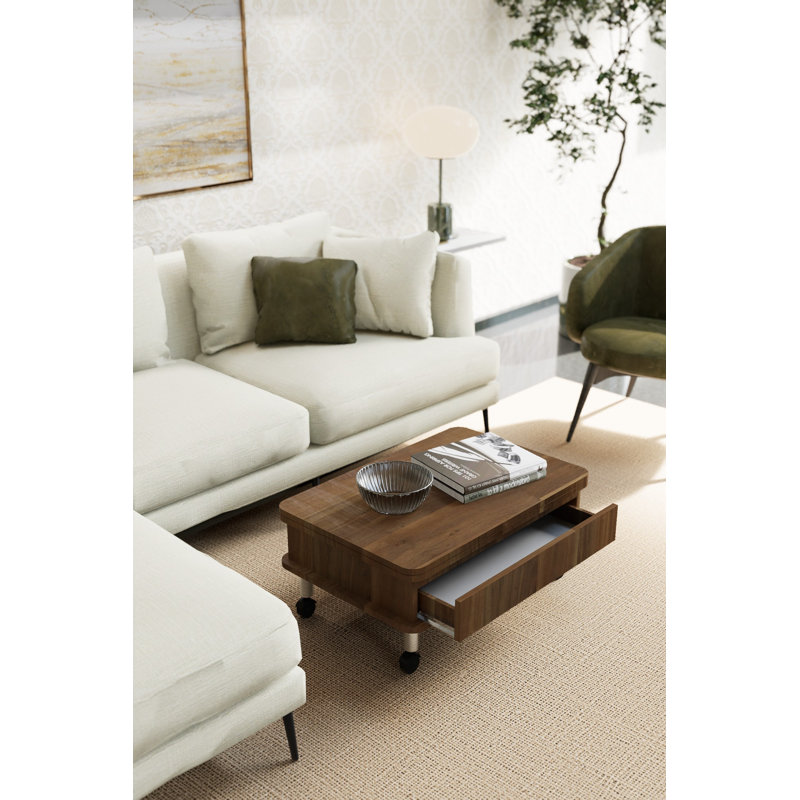 Table basse, Noyer