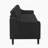 77.2” Square Arm Sofa Grey FABRIC