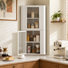 22.4" Corner Storage Cabinet Triangle Bathroom & Kitchen Organizer
