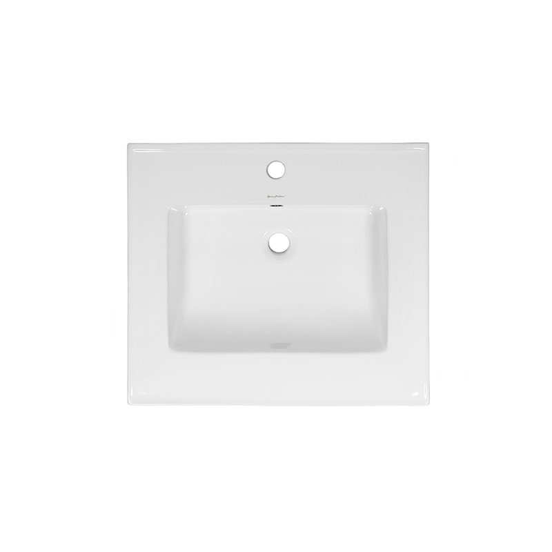 Plateau de meuble-lavabo simple 25 po Voltaire, Simple